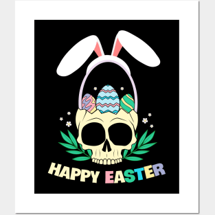 HAPPY EASTER SKULL SQUAD Posters and Art